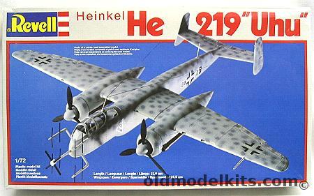 Revell 1/72 Heinkel He-219 'Uhu' (Owl), 4127 plastic model kit